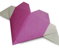 Origami srdce