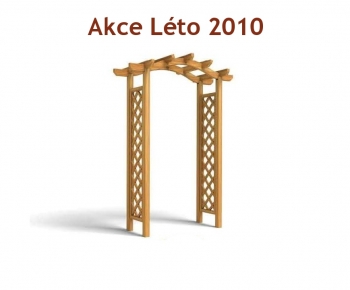 Akce Léto 2010 - růžový oblouk Lena