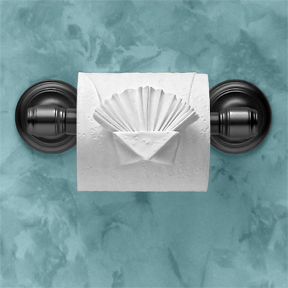 origami, toaletní papír, nuda na záchodě, wc tvoření, na záchod