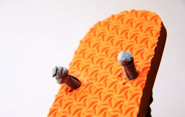 žabky, oprava ževek, recy věci, jak vyrobit nazouváky, návod