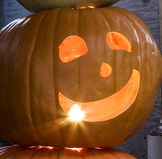 Halloween - svítící dýně - návod