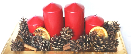 adventní věnec, adventní svícen, jak vyrobit adventví věnec, jak vyrobit svícen, advent