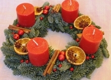 adventní věnec, adventní svícen, jak vyrobit adventví věnec, jak vyrobit svícen, advent