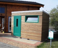 Venkovní sauna Ublo - žhavá novinka na Stavebním veletrhu