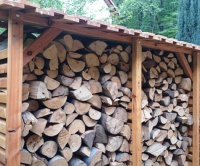 Dřevník - snadné a rychlé uložení dřeva