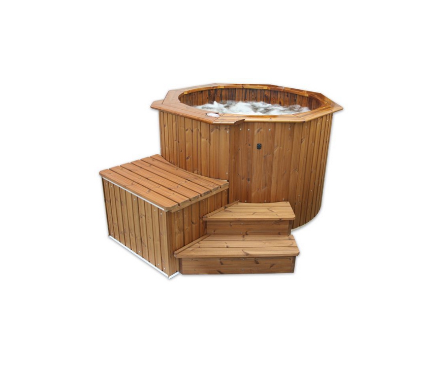 Koupací sudy, koupací sud, venkovní sauna, finské produkty, dřevěná káď, termální lázně