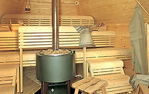 Venkovní sauna, srub, srubová sauna, finská sauna, saunovací srub, saunovací kamna