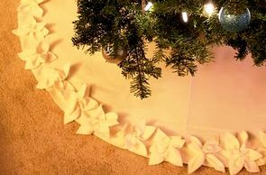 ubrus pod vánoční stromek, návod, jak vyrobit ubrus pod vánošní stromek