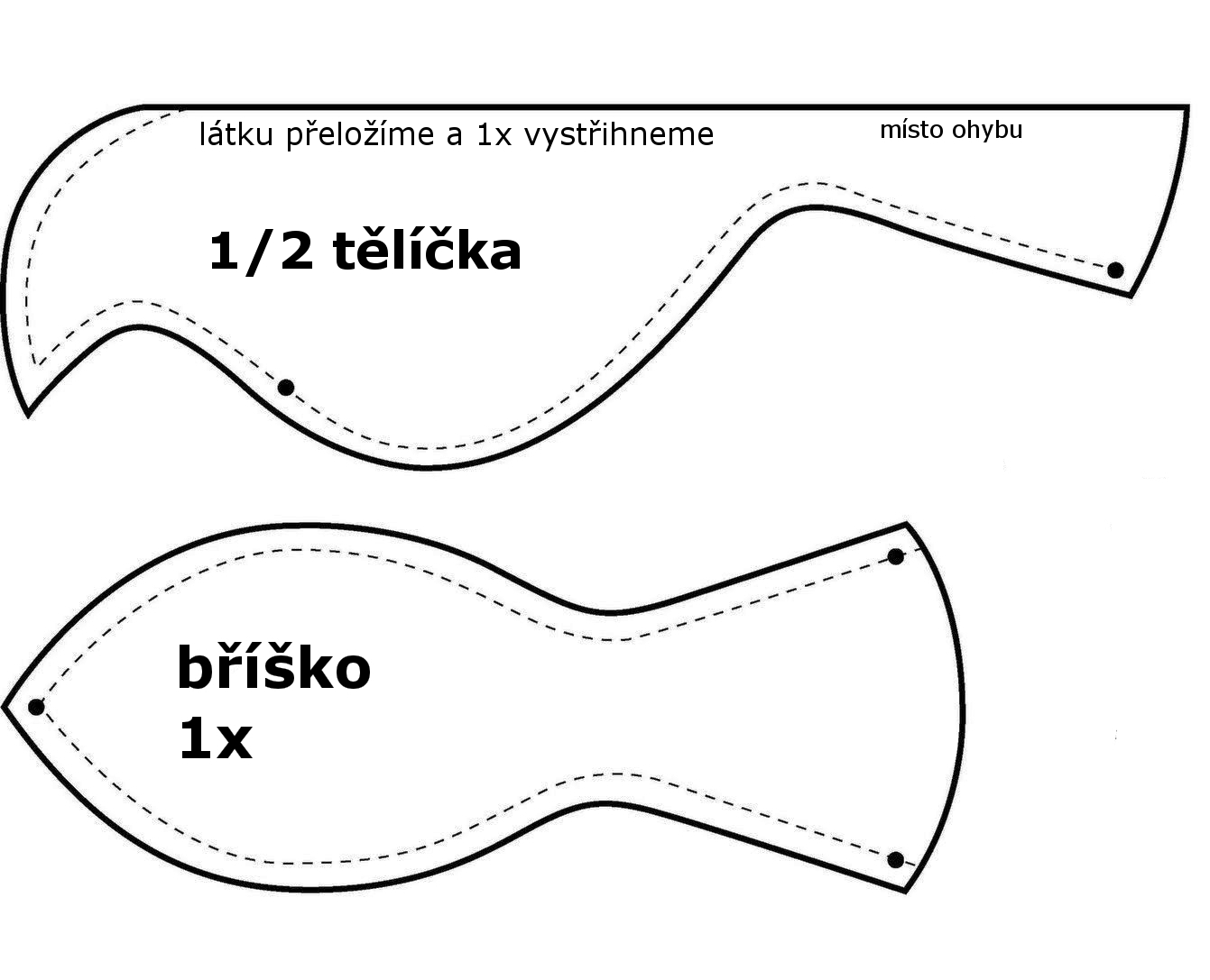 látková ptáček střih, jak ušít práčka, pátkový pták návod